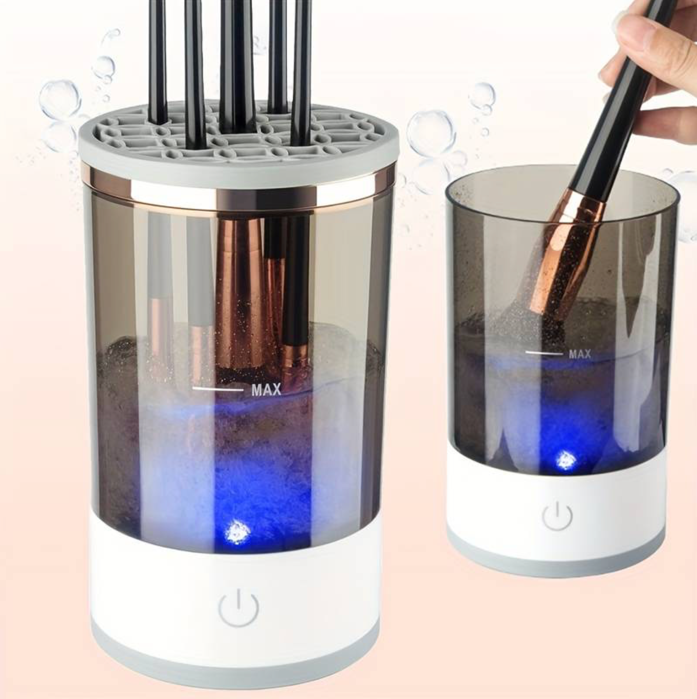 Nettoyeur intelligent pour pinceaux à maquillage